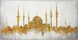 Moderne Wanddeko handgemalt