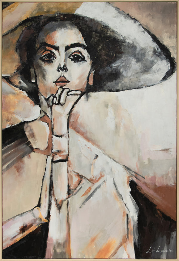 Künstlerische Acrylmalerei Struktur Deko