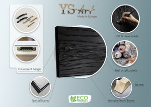 Abstrakte Wandkunst auf Leinwand