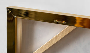 Rückseite Leinwand mit Rahmen