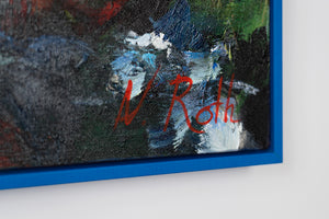 Abstrakte Gartenimpressionen mit Rahmen Blühende Weiten