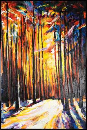 Handgemaltes Acrylbild auf Leinwand