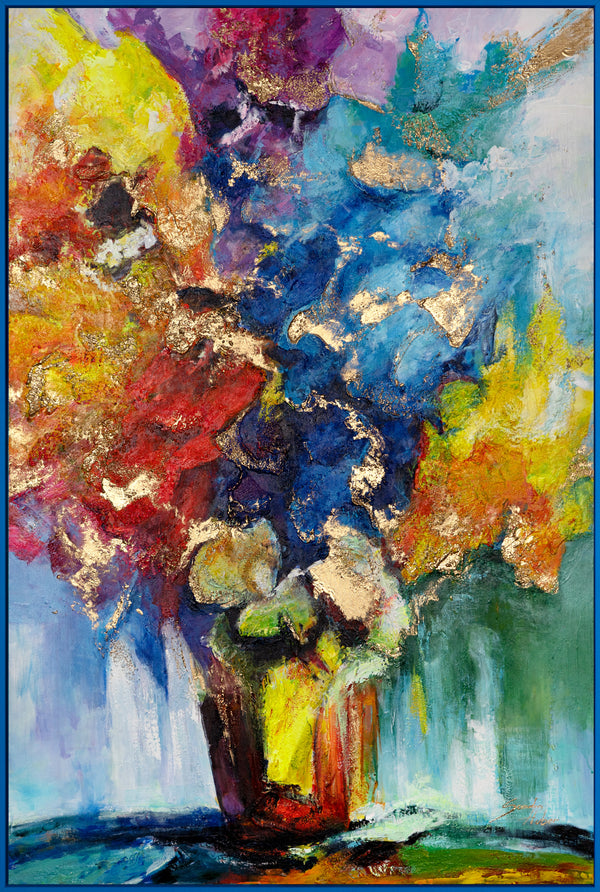 Acrylmalerei auf Leinwand Detail