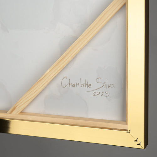 bilder für modernes wohnzimmer mit Gold Rahmen