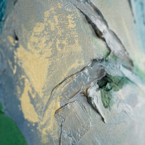 Detailansicht der goldfarbenen Akzente leinwandbilder xxl