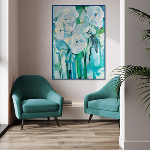 landschaftsbilder acryl Inszenierung im modernen Wohnzimmer