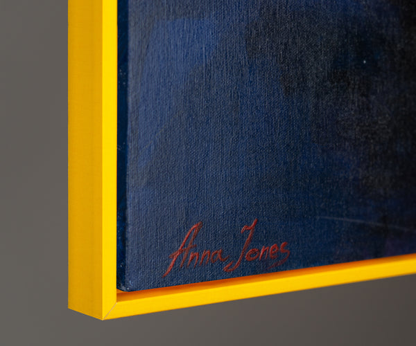 Moderne Wohnzimmer Bilder "Weiblichkeit" Elegante Handgemalte Frauensilhouette