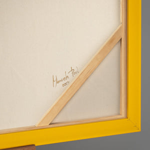 wandbilder wohnzimmer modern mit Gelb Rahmen