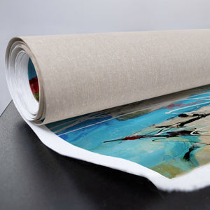 Farbige abstrakte Leinwand, breite Farbpalette