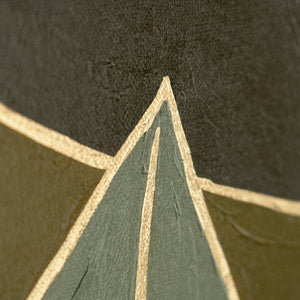 Detailaufnahme der grünen Blattstruktur