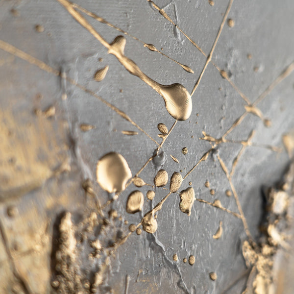 Mehrteilige Gemälde mit Rahmen "Funkelnde Schattierungen"