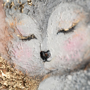 Nahaufnahme eines Prinzessinnen-Gesichts mit Krone