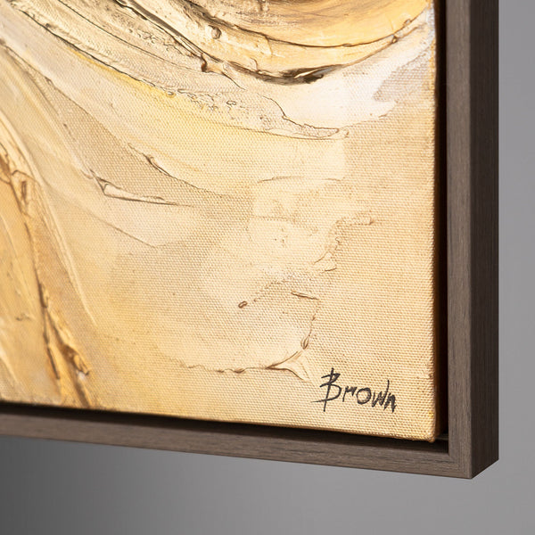 Künstlersignatur am Rand – handgemaltes Acrylbild