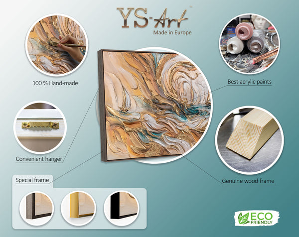 Infobild Strukturkunst – Details zu Acryl und Leinwand