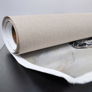 Großformatige Pferde-Malerei mit goldenen Akzenten