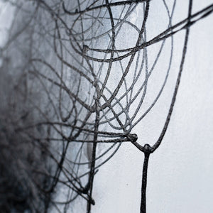 Nahaufnahme der texturierten Acrylfarbe