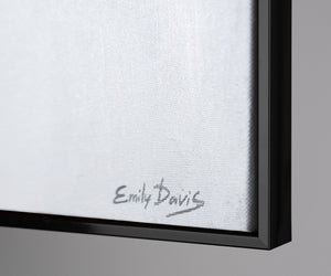 Acrylbild mit Rahmen „Fröhliches Schaf“ – Dekoration für Kinderzimmer und Wohnraum