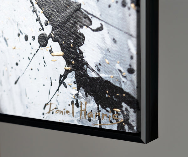 Künstlerische Detailaufnahme des Gemäldes