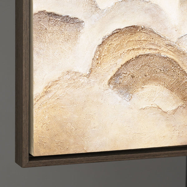 Reliefmalerei Beige Naturtoene