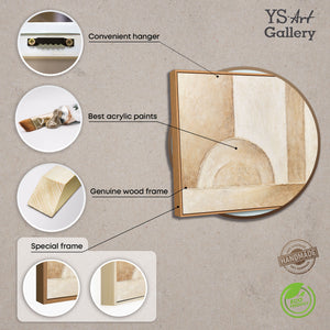 Handgemalte Acrylstruktur auf Leinwand