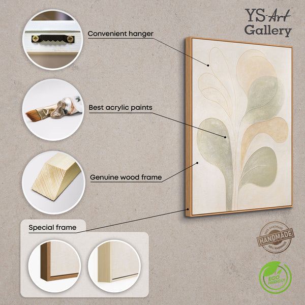 Handgemalte Acrylkunst Strukturmalerei