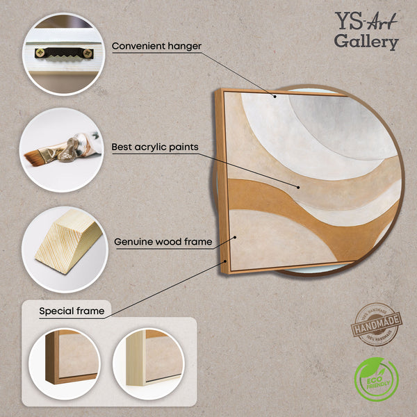 Handgemalte Acrylkunst Strukturmalerei