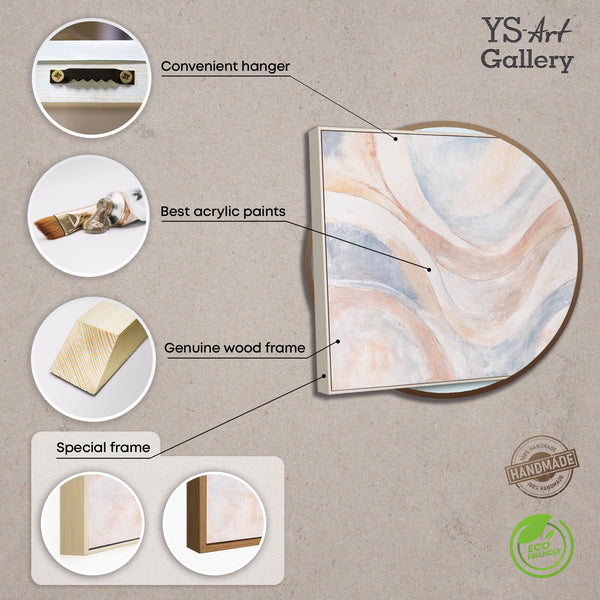 Handgemalte Acrylkunst Strukturmalerei