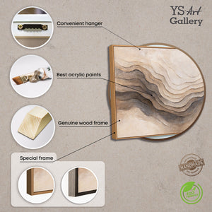 Handgemalte Acrylkunst Strukturmalerei