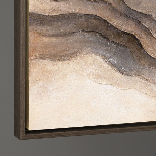 Kantenansicht Leinwandbild Strukturdetail