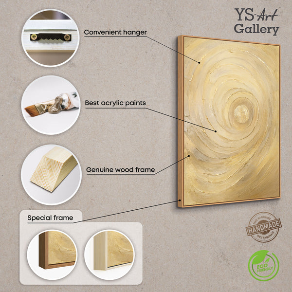 Handgemalte Acrylkunst Strukturmalerei