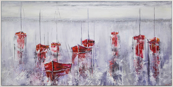 Acrylmalerei auf Leinwand Detail