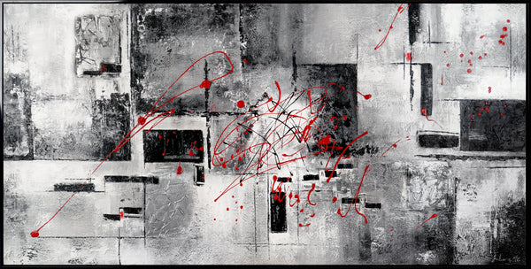 Acrylmalerei auf Leinwand Detail