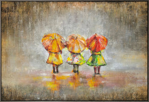 Acryl Wandbild Struktur Modern Deko