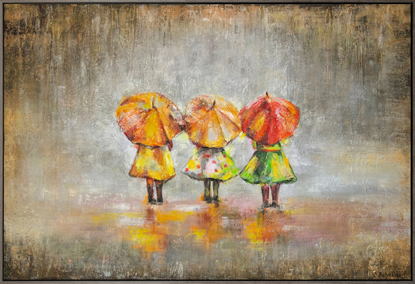 Acryl Wandbild Struktur Modern Deko