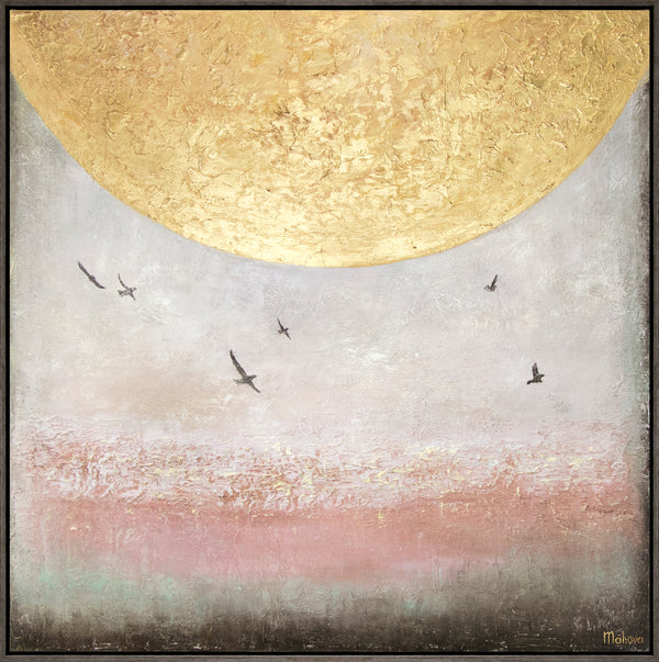 Acrylmalerei auf Leinwand Detail