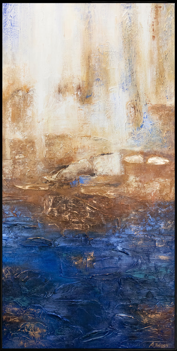 Moderne Wanddeko handgemalt