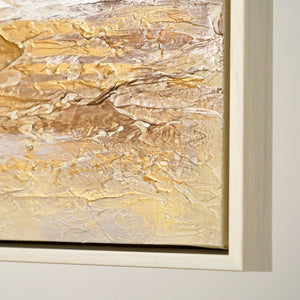 Handgemalte Struktur Bilder Moderne Kunst "Sonnenblendung"