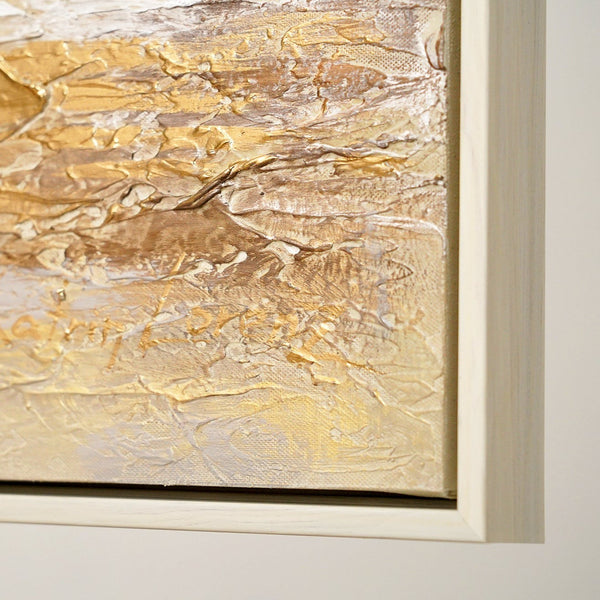 Handgemalte Struktur Bilder Moderne Kunst "Sonnenblendung"