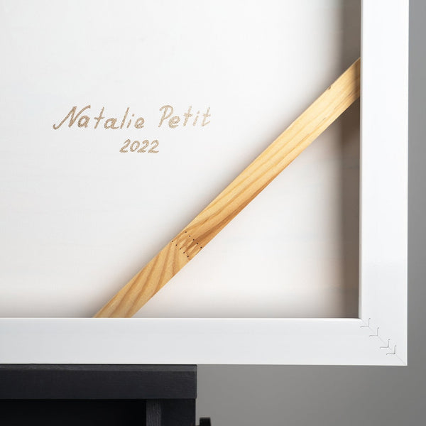 Meereslandschaft Acrylgemälde Moderne Leinwandkunst "Meeresblau"