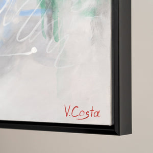 Abstrakte Kunst Landschaft in Acryl "Berlin"