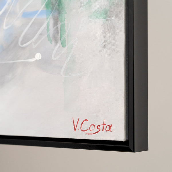 Abstrakte Kunst Landschaft in Acryl "Berlin"