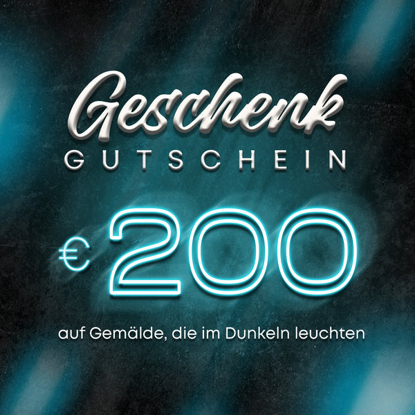 Geschenkgutschein für ein beeindruckendes Gemälde