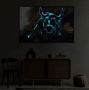 Nachtleuchtende Gemälde "Symbol der Furchtlosigkeit"