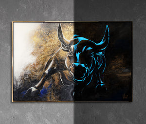 Nachtleuchtende Gemälde "Symbol der Furchtlosigkeit"