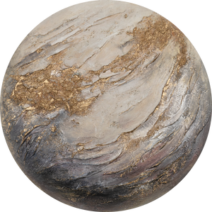 Handgemalte abstrakte Kunst für stilvolle Büros und Wohnzimmer - "Iridium"