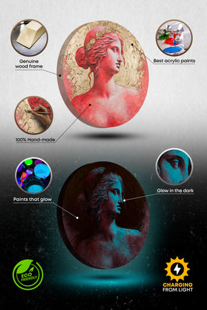 Fluoreszierende Runde 