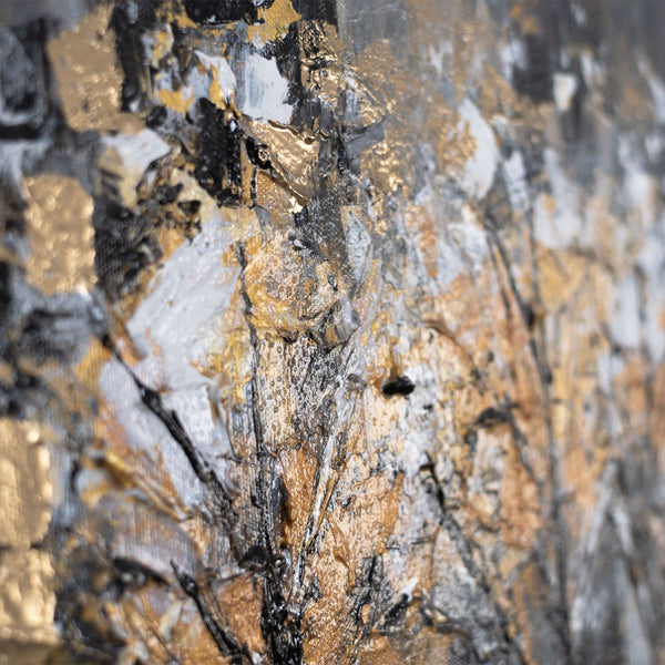 Minimalistische Wandkunst Leinwand mit Baumspiegelung