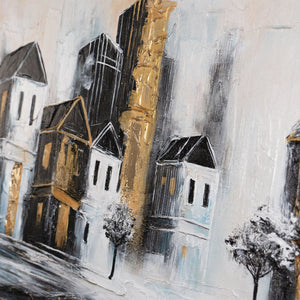 bilder mit gold, bilder malen acryl, abstraktes bild leinwand