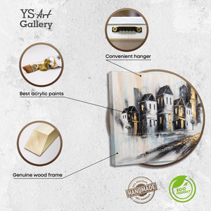 gemälde auf leinwand handgemalt, leinwandbilder wohnzimmer modern, bilder kunst