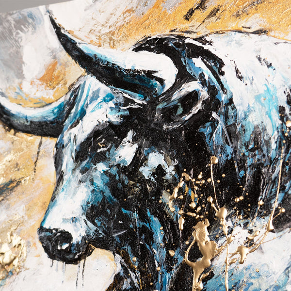 abstrakte malerei künstler Stier